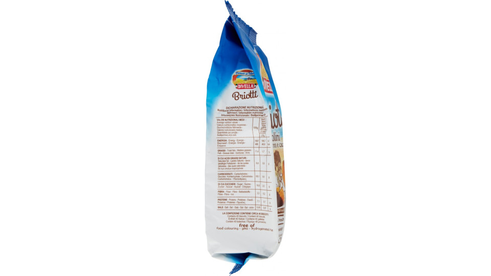Divella biscotti briotti cacao panna gr.400