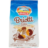 Divella biscotti briotti cacao panna gr.400