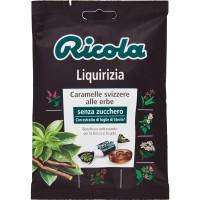 Ricola caramelle liquirizia senza zucchero busta - gr.70