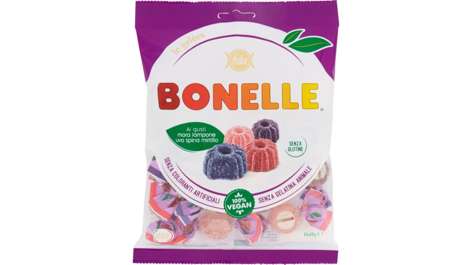 Bonelle le gelées ai gusti mora lampone uva spina mirtillo 160...