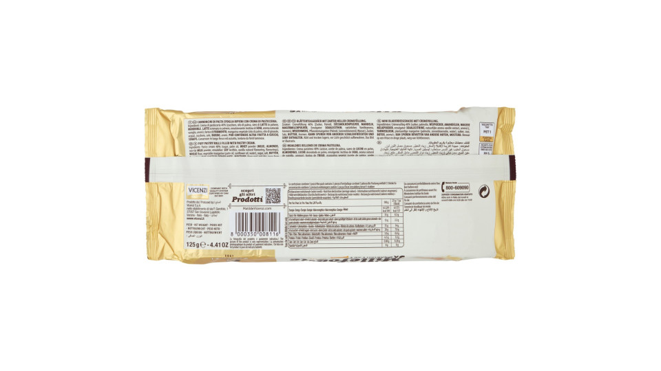 Matilde Vicenzi Millefoglie Snack con crema di pasticceria 125 g