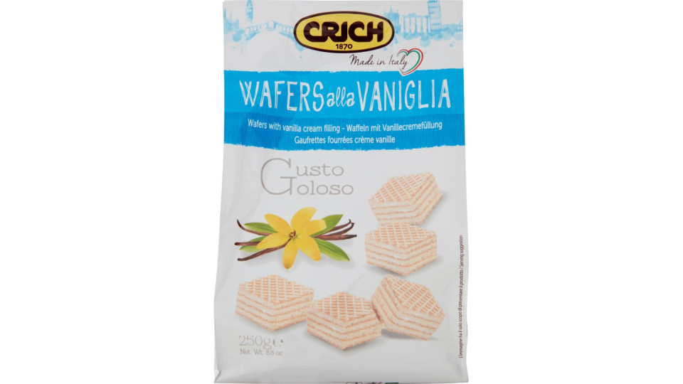 Crich Wafers alla Vaniglia 250 g