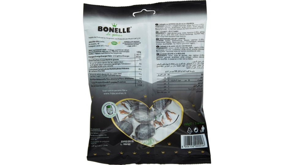 Le Bonelle gelées Specialità alla Liquirizia 160 gr.