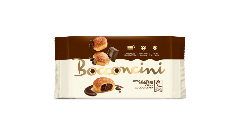 Pasticceria Matilde Vicenzi Bocconcini con Crema al Cioccolato...