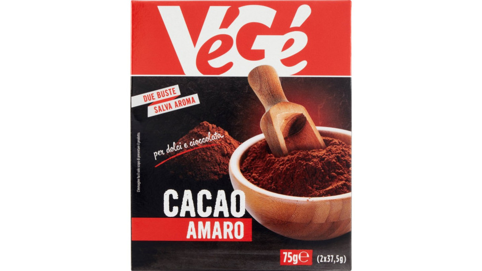 VéGé Cacao Amaro 2 x 37,5 g