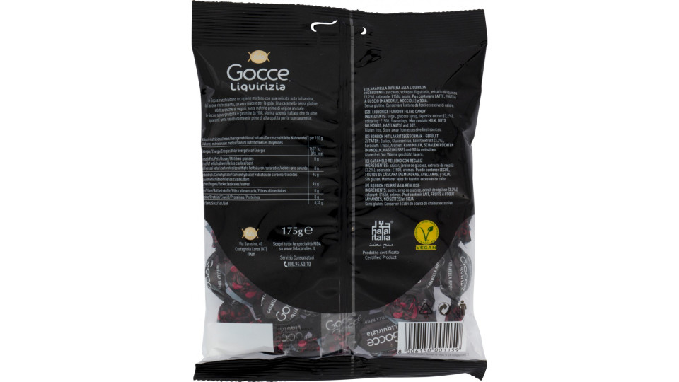 Fida Gocce le ripiene Liquirizia 175 gr.