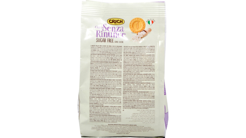 Crich biscotti sugar free gr.270