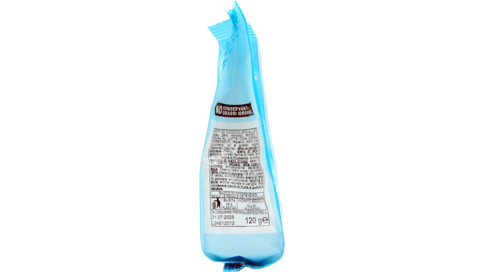 Laica ovetti cioccolato latte e cereali gr.120