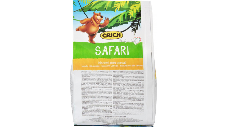 Crich biscotti safari con cereali gr.250