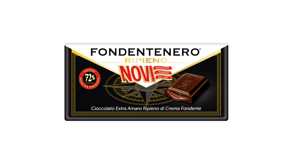 Novi fondente nero ripieno gr.105