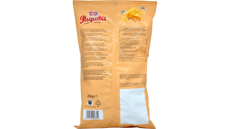 Pata tortilla al formaggio paquita gr.200