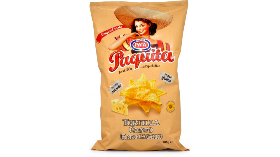 Pata tortilla al formaggio paquita gr.200