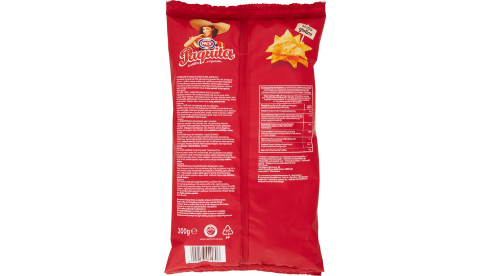 Pata Paquìta Tortilla Gusto Chili 200 g