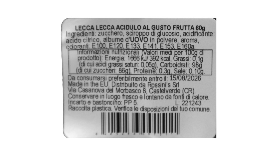 Rossini's expo lecca bianco natale