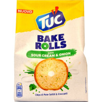 Saiwa Tuc Bake Rolls al Gusto Panna Acida e Cipolla gr.150