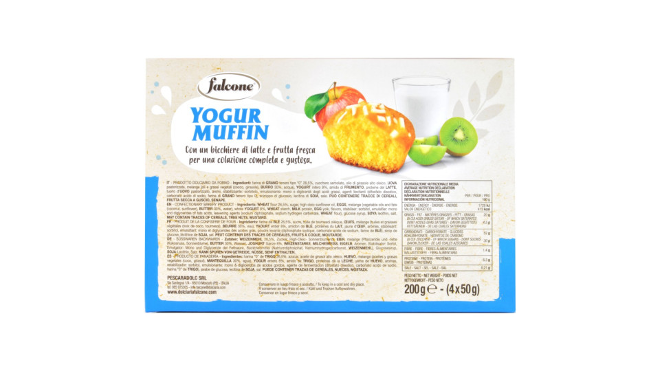 Falcone yogur muffin gr.50x4