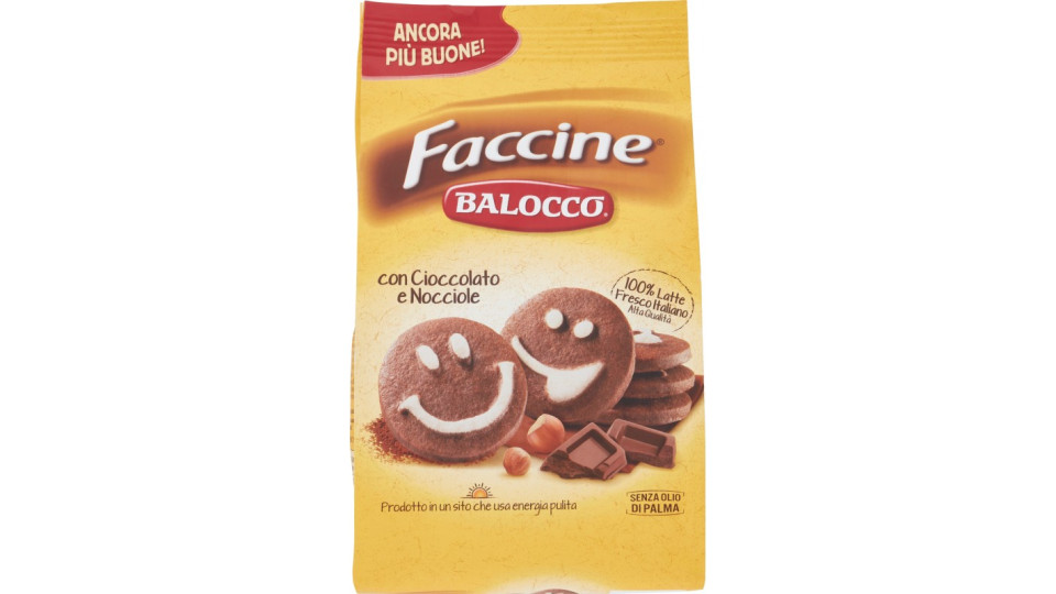 Balocco biscotti faccine gr.350