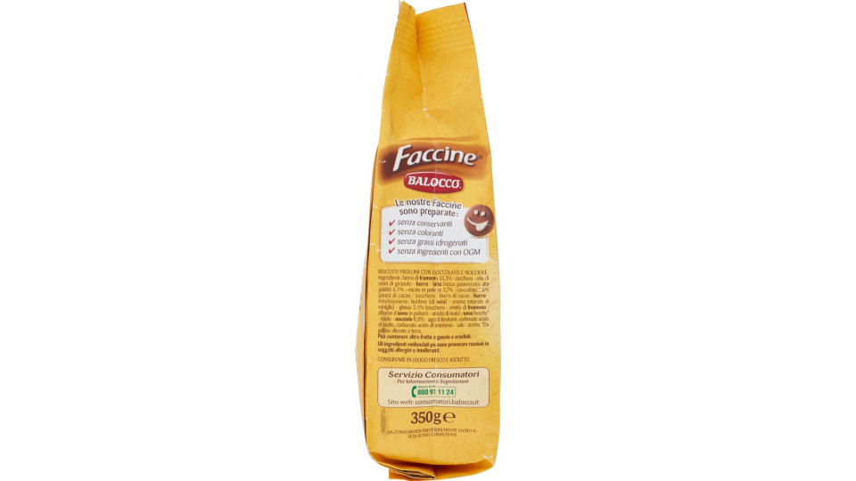 Balocco biscotti faccine gr.350