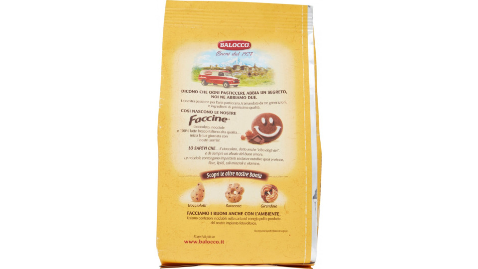 Balocco biscotti faccine gr.350