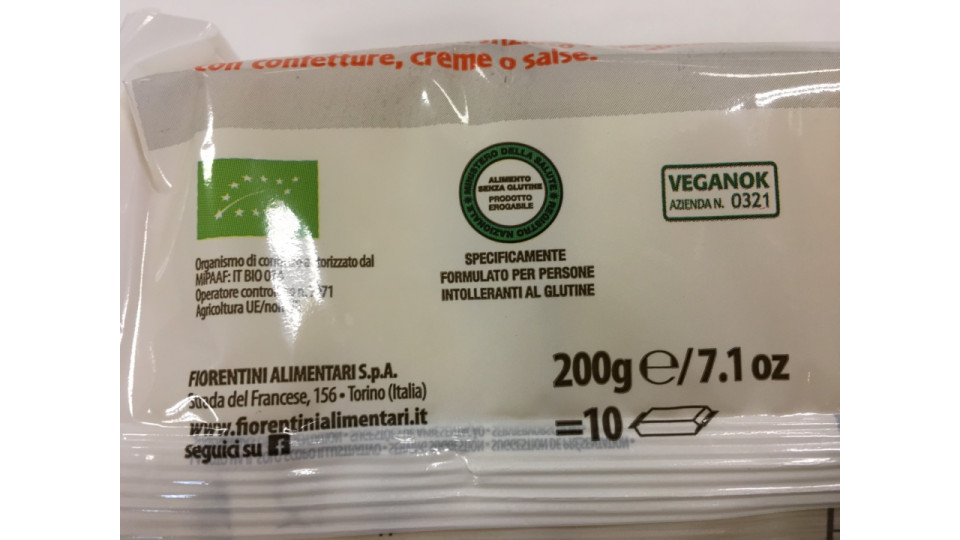Fiorentini Fior di Fette Riso e Mais 10 x 20 gr.