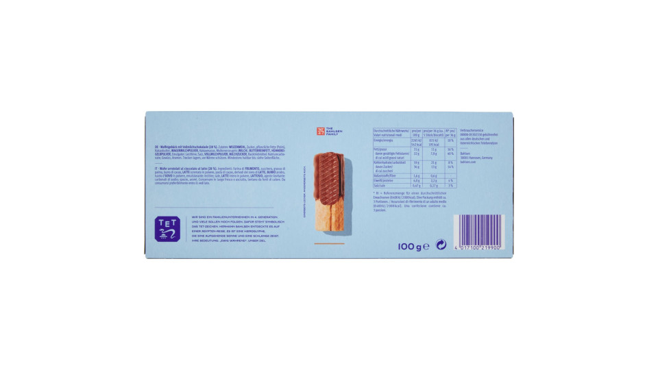 Bahlsen Waffeletten Latte gr.100
