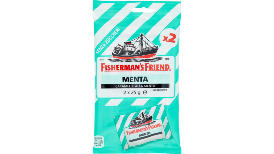 Fisherman's Friend Menta Senza Zuccheri 2 x 25 gr.