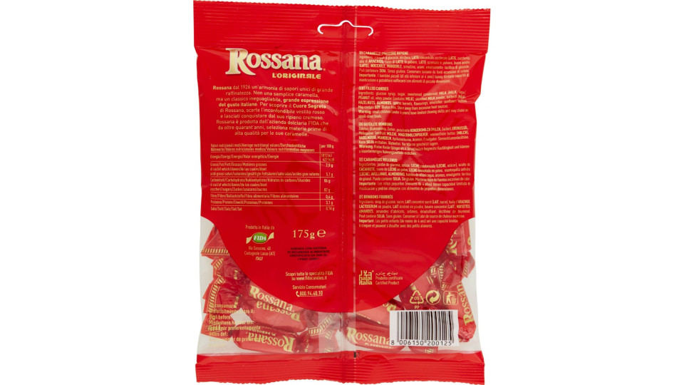 Caramelle rossana gr.175