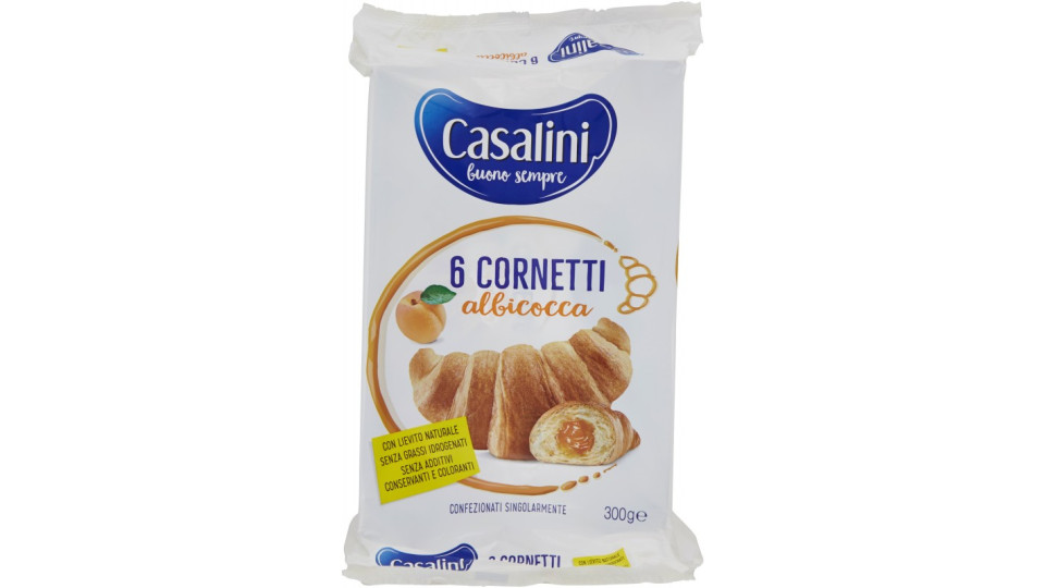 Casalini Cornetti albicocca 6 x 50 g