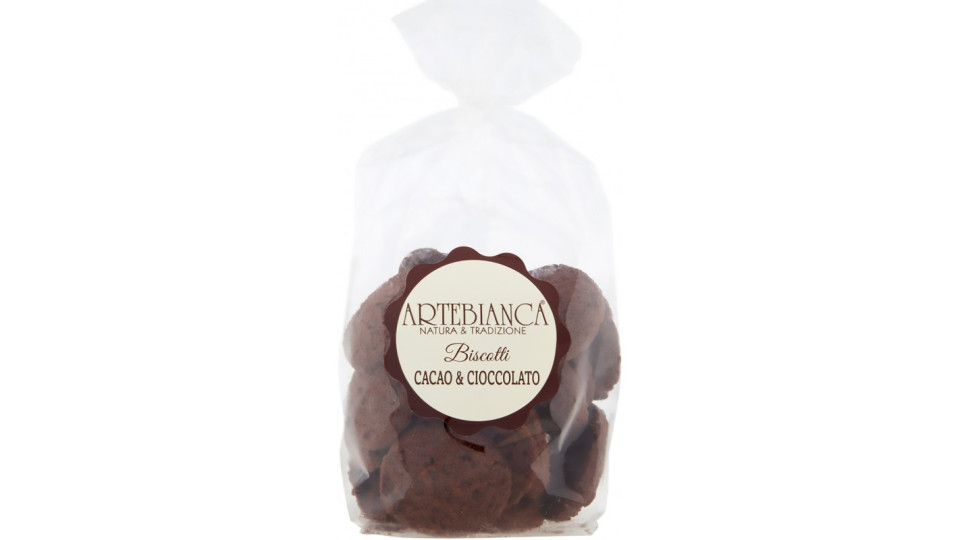 Artebianca Biscotti Cacao & Cioccolato 300 g
