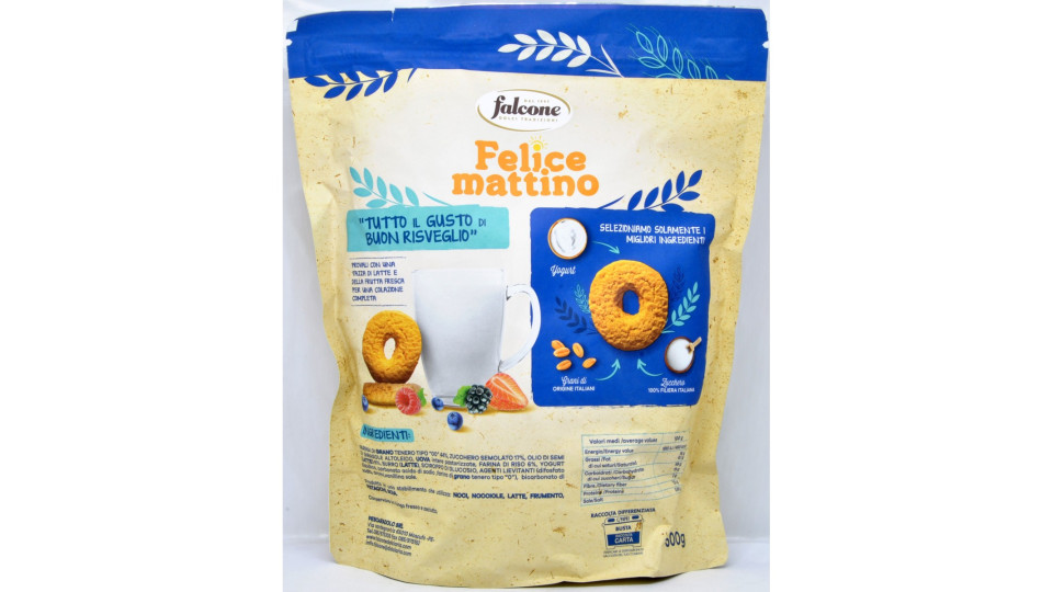 Falcone ciambellina con yogurth e farina di riso gr.500