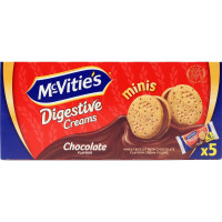 McVitie's Digestive Creams minis Chocolate Flavour 5 x 37 g