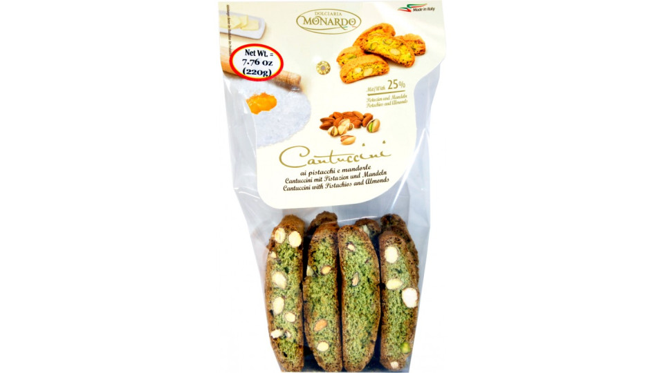 Monardo cantucci al pistacchio gr.220