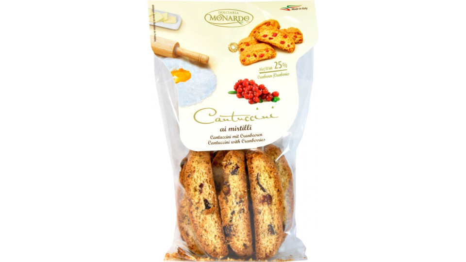 Monardo cantucci ai mirtilli gr.220