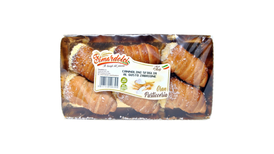 Fimardolci cannoli sfoglia e zabaione gr.170