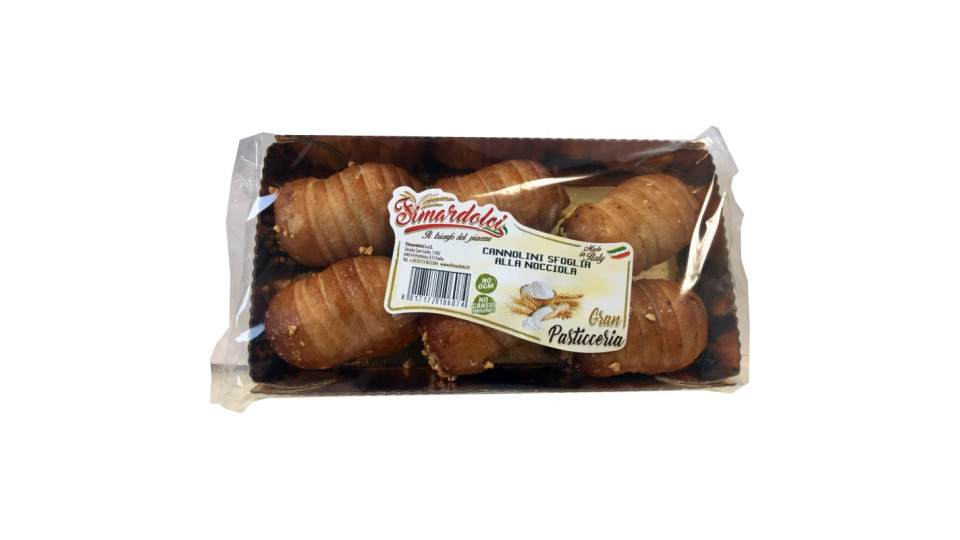 Fimardolci cannoli sfoglia alla nocciola gr.170
