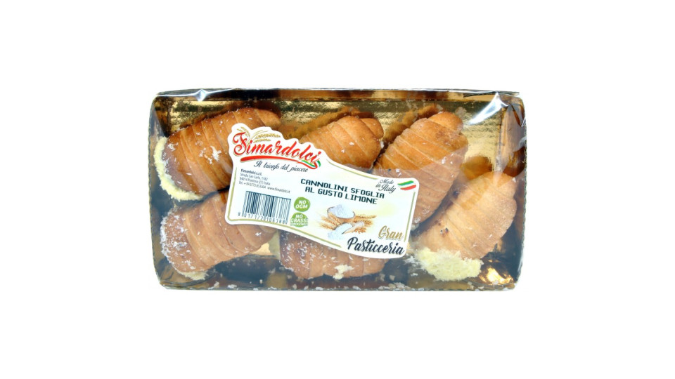 Fimardolci cannoli sfoglia al limone gr.170