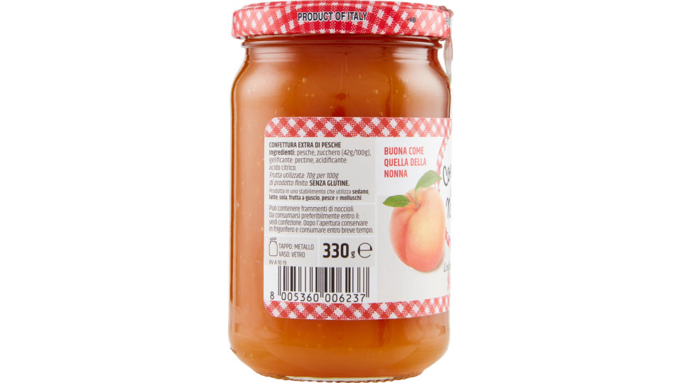 Le conserve della Nonna confettura extra pesche gr 330