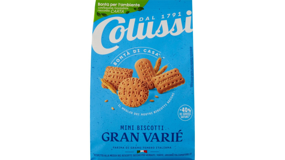 Colussi Mini biscotti Gran Varié 650 g