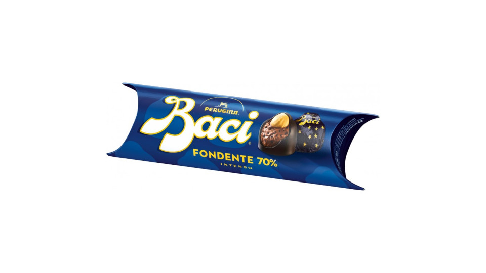 Perugina Baci Fondentissimo 70% 3 pz