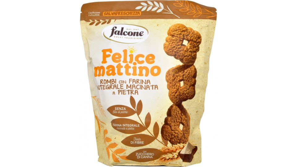 Falcone rombi con farina integrale macinata a pietra gr.500