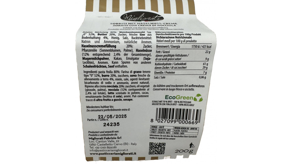 Migliorati sorrisi gr.200