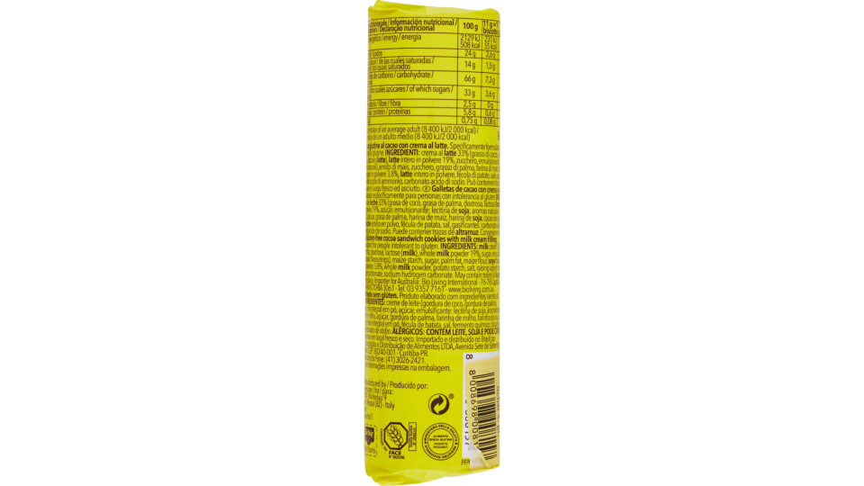 Schar biscotti mini sorrisi senza glutine gr.100
