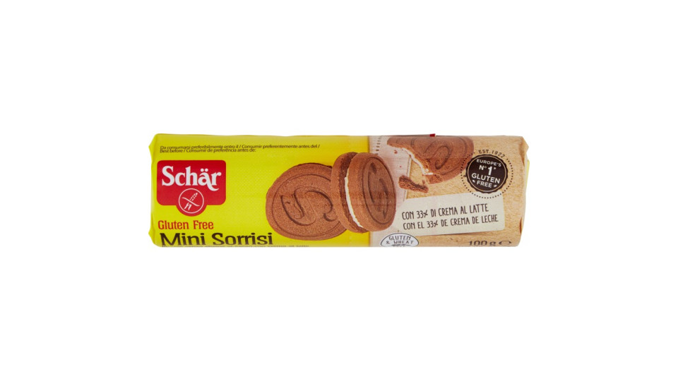 Schar biscotti mini sorrisi senza glutine gr.100