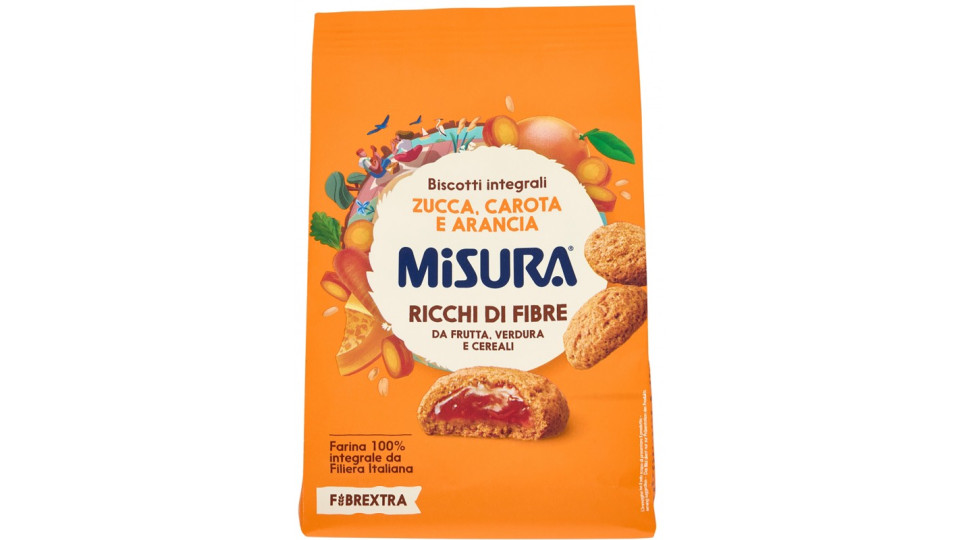 Misura Fibrextra Morbido Ripieno di Zucca, Carota e Arancia...