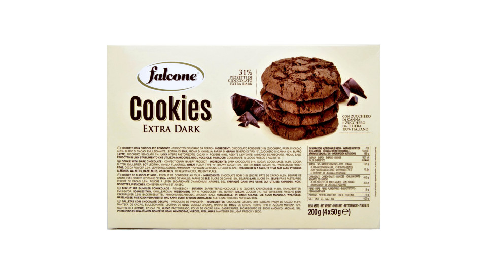 Falcone cookies extra dark gr.50x4