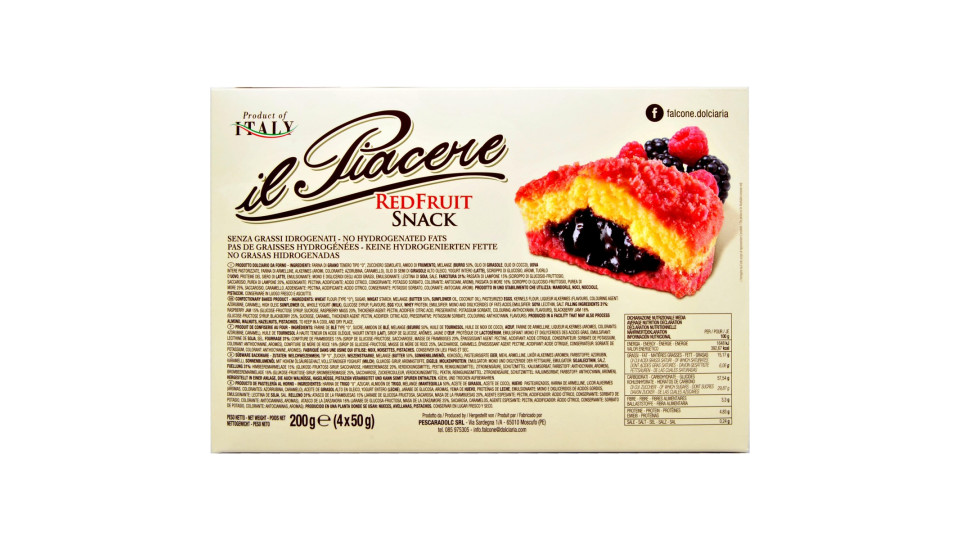 Falcone il piacere red fruit gr.50x4