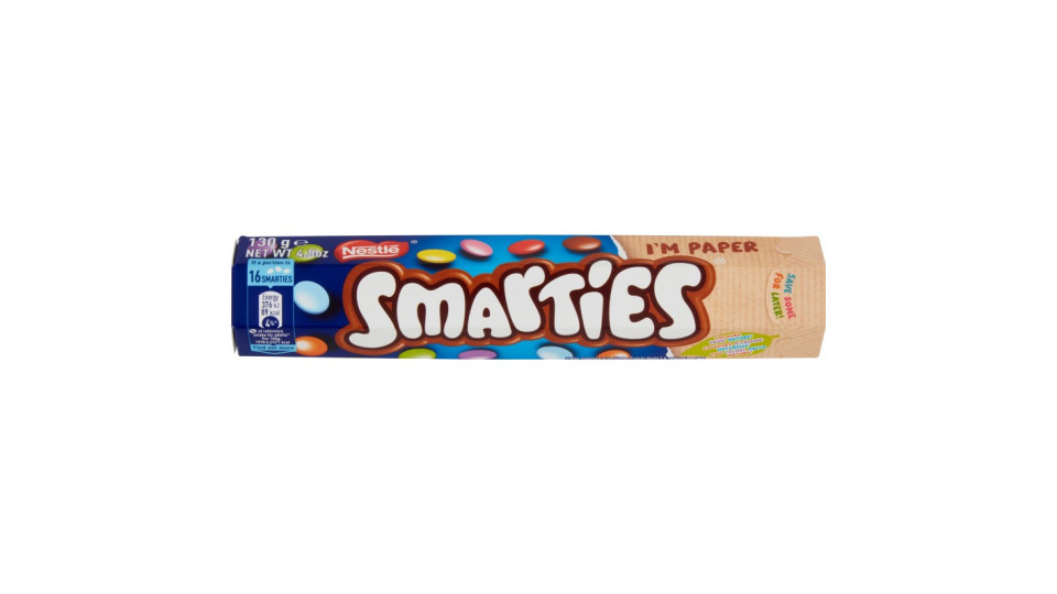 NESTLÉ SMARTIES MAXI TUBO Confetti ripieni di cioccolato al...