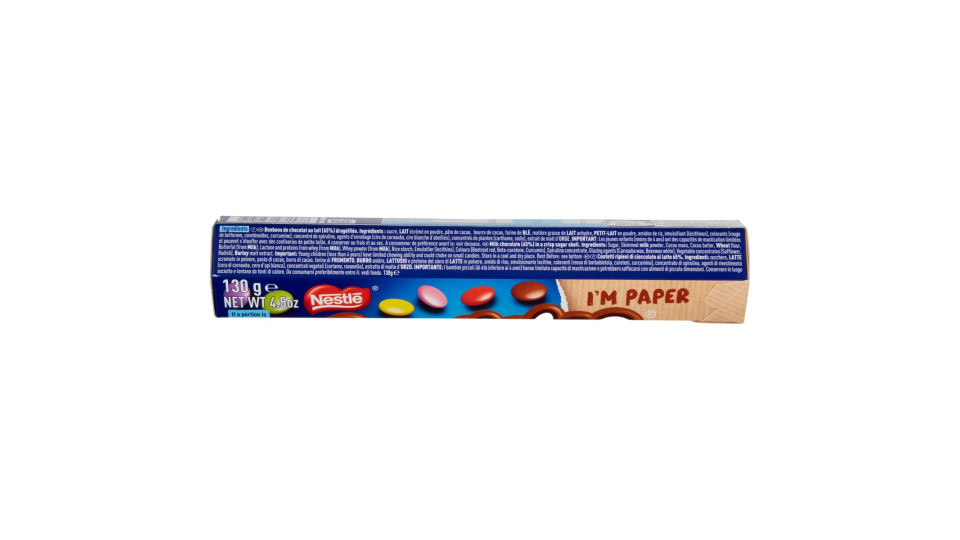 NESTLÉ SMARTIES MAXI TUBO Confetti ripieni di cioccolato al...