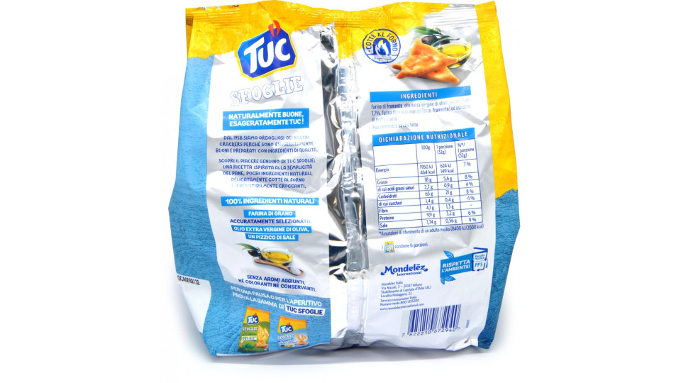 Saiwa tuc sfoglie olio multipack gr.192