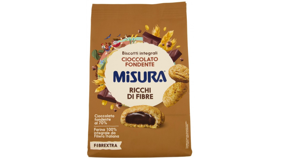 Misura Fibrextra Morbido Ripieno al Cioccolato Fondente 260 g